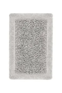 Heckettlane Ash-Grey Badmat Buchara 70x120 cm, gemaakt van 100% Katoen