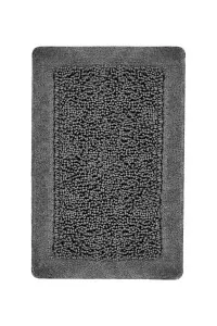 Heckettlane Classic-Anthracite Badmat Buchara 70x120 cm, gemaakt van 100% Katoen