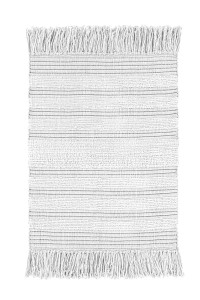 Heckettlane White Badmat Nukus 60x100 cm, gemaakt van 100% Katoen