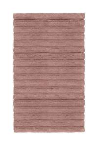 Heckettlane Shady-Pink Badmat Vivienne 70x120 cm, gemaakt van 100% Katoen