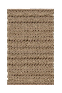 Heckettlane Forest-Sand Badmat Roberto 60x100 cm, gemaakt van 60% Katoen 40% Polyester