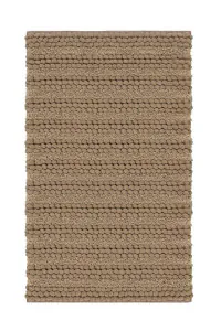 Heckettlane Forest-Sand Badmat Roberto 70x120 cm, gemaakt van 60% Katoen 40% Polyester