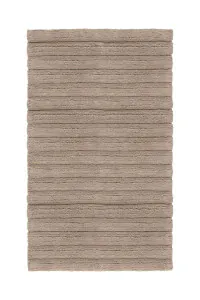 Heckettlane Forest-Sand Badmat Vivienne 70x120 cm, gemaakt van 100% Katoen