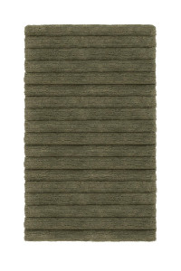 Heckettlane Army-Green Badmat Vivienne 70x120 cm, gemaakt van 100% Katoen