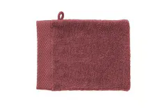 Heckettlane Bath-Premium Washand 16x21 cm (3 stuks) Rood, gemaakt van 100% Katoen