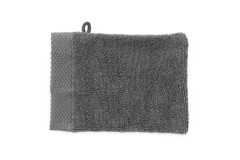 Heckettlane Bath-Premium Washand 16x21 cm (3 stuks) Antraciet, gemaakt van 100% Katoen