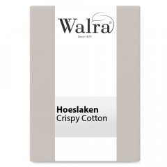 WALRA Hoeslaken Crispy Cotton Zand